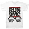 Run Dmc Men'S Run Dmc Glasses Cityscape T-Shirt, White, Medium [T-Shirt] by Rock Band Apparel