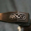 Hand Engraved Damascus Viking Axe with Carved Hardwood Handle and Matching Damascus Knife | Norse Collector Axe Set | JW SteelCrafts by JW SteelCrafts