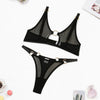 Ellolace Sexy Hot Lingerie Outfit Transparent Intimate Sheer Lace Costume Fantasy Tulle Underwear Lace Seamless Bilizna Set