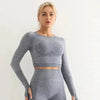 Seamless Yoga Crop Top for Women by FitiqueFit