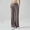 Women's Elastic Baggy High waist Yoga Pants Summer Sports Lifting Flared pants Loose Dance Leggings Solid sweatpants