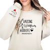 Mom of Both Wildlife and Wildflowers Sweatshirt by EnjoyMyDesign LLC
