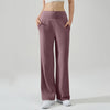 Women's Elastic Baggy High waist Yoga Pants Summer Sports Lifting Flared pants Loose Dance Leggings Solid sweatpants