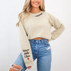 Mama Sweatshirt With Kids Names on Sleeve by EnjoyMyDesign LLC