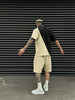Summer Men's 3D Printed Urban Streetwear 2-Piece Set by FitiqueFit