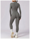 Yoga Jumpsuit Long Sleeved Zipper Rompers