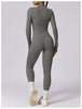 Yoga Jumpsuit Long Sleeved Zipper Rompers
