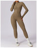 Yoga Jumpsuit Long Sleeved Zipper Rompers
