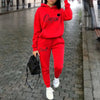 Women’s “Queen” Graphic 2-Piece Hoodie & Pants Tracksuit Set by FitiqueFit