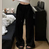 Harajuku Wide Leg Sweatpants for Women Elastic Waist Casual Oversize Sportswear