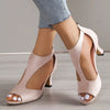Leather High Heels Shoes by FitiqueFit