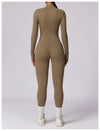 Yoga Jumpsuit Long Sleeved Zipper Rompers