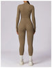 Yoga Jumpsuit Long Sleeved Zipper Rompers