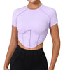 NudeFit Quick-Dry Yoga Top - Seamless Activewear