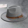Unisex Wool Fedora – Flat-Brim Felt Hat for Fall & Winter by FitiqueFit