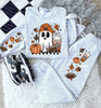 Football Ghost Graphic Tee by Anchored Grace Boutique