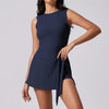VITALINOVO Active Tennis Dress with Built-In Shorts