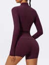 Women's Half Zipper Long Sleeve 2-Pc Activewear