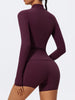 Women's Half Zipper Long Sleeve 2-Pc Activewear