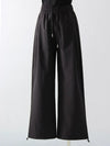 White Sweatpants For Women High Waist Jogger Wide Leg