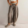 Women’s Mid Rise Wide Leg Jeans by FitiqueFit