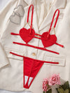 Ellolace Erotic Lingerie Ultra Sexy Adult Towel Embroidery Love Heart Bra Thongs Sissy Pure Desire Onlyfans Outfits Hot Costume