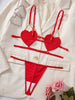 Ellolace Erotic Lingerie Ultra Sexy Adult Towel Embroidery Love Heart Bra Thongs Sissy Pure Desire Onlyfans Outfits Hot Costume