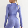 Seamless Yoga Crop Top for Women by FitiqueFit
