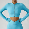 3-Piece Seamless Yoga Set – Jacket, Bra & Leggings by FitiqueFit