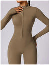 Yoga Jumpsuit Long Sleeved Zipper Rompers
