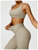 2 PCS Yoga Set Gym Clothes Sportswear Workout Tracksuits Sports Bra Gym Leggings Wear Athletic