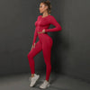 Women's Seamless Long Sleeve Yoga Top by FitiqueFit