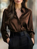 Women’s Spring-Autumn Lapel Button Shirt by FitiqueFit