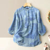 Vintage Cotton-Linen Button Down Blouse by FitiqueFit