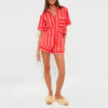 🌞 Lamuusaa 2-Piece Striped Summer Set – 2000s Streetwear Revival by FitiqueFit
