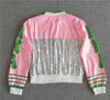 Alpha Kappa Alpha Sorority AKA Sequin Jacket by T-Shirt Crazed