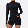 Women's Half Zipper Long Sleeve 2-Pc Activewear