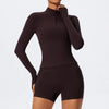 Women's Half Zipper Long Sleeve 2-Pc Activewear