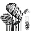 12-Piece Men's Right-Handed Golf Club Set with Bag by 24 Hour Sport