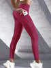 High Waist Pocket Stretch Leggings Women by FitiqueFit