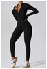 Yoga Jumpsuit Long Sleeved Zipper Rompers