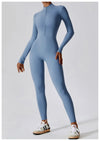 Yoga Jumpsuit Long Sleeved Zipper Rompers