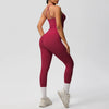 Women 2pcs Patchwork Sport Yoga Suit Training Tummy Tuck and Hip Lift