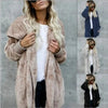 Double Fleece Plush Hooded Cardigan Jacket Women by FitiqueFit