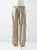 White Sweatpants For Women High Waist Jogger Wide Leg