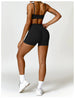 2 PCS Yoga Set Gym Clothes Sportswear Workout Tracksuits Sports Bra Gym Leggings Wear Athletic