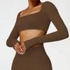 Hearuisavy Quick-Dry Yoga Crop Top