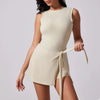 VITALINOVO Active Tennis Dress with Built-In Shorts