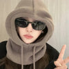 Knitted Hooded Cap Winter Balaclava by FitiqueFit