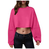 🧘‍♀️ Women’s Long Sleeve Loose-Fit Crop Top by FitiqueFit